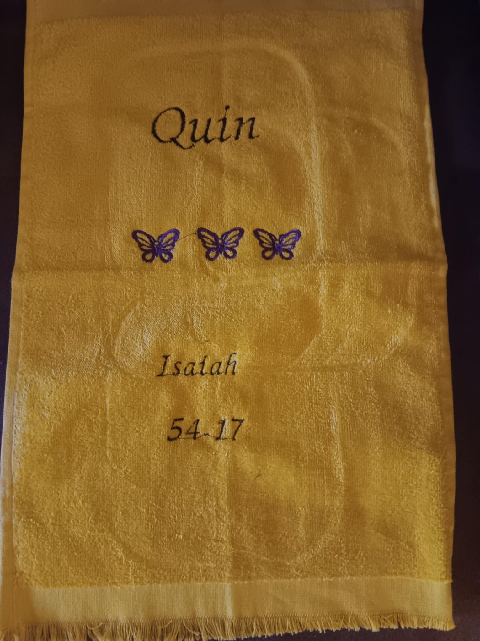 Religious Towel Isiah